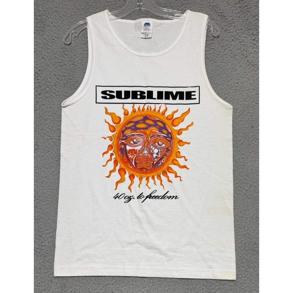 Vintage Sublime Tank Top Mens Small Spectra Apparel 40oz to Freedom